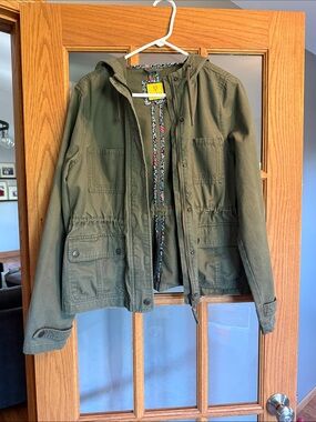 Prince & Fox Olive Green Utility Jacket with Hood